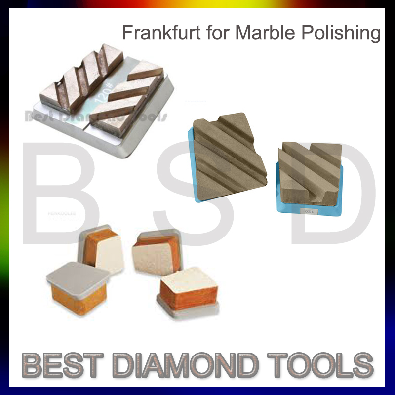 L140mm Diamond Metal Fickert/Frankfurt Abrasives For 16 heads 20 heads Granite Automatic Polishing line 