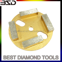 4" diamond grinding for concrete floors with 4 segments 