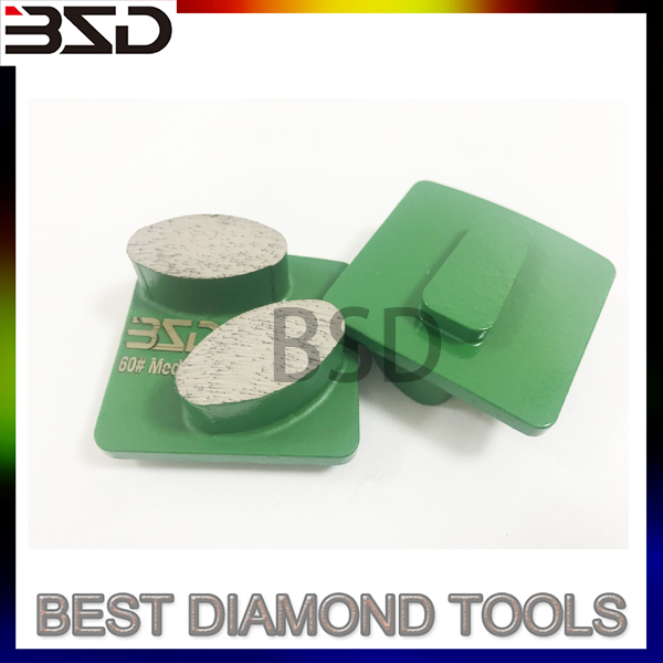 oval grinding pad for stone concrete polishing b