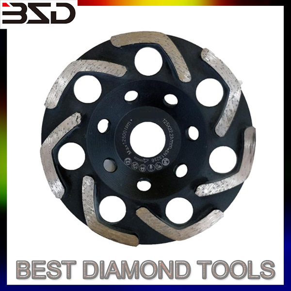 3 inch sintered turbo diamond grinding cup wheel b