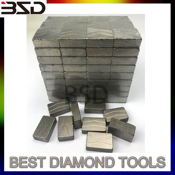 long life diamond segment for lava stone cutting a