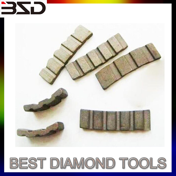 Diamond Core Drill Bit Segment for Reinforced Concrete Drilling b