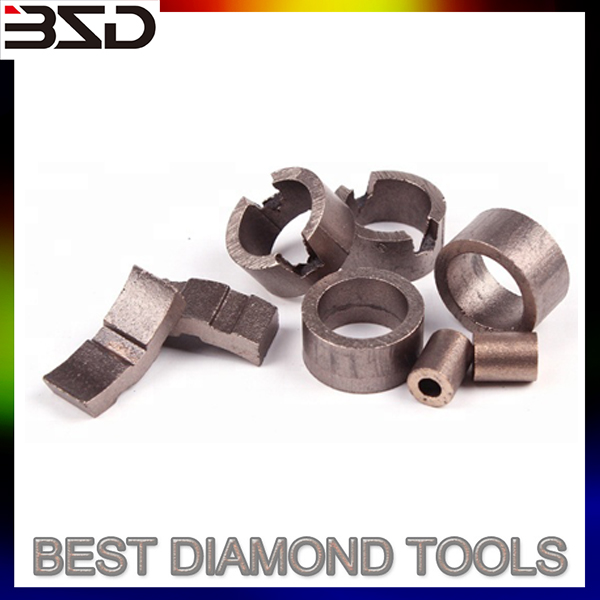 Diamond Core Drill Bit Segment for Reinforced Concrete Drilling a