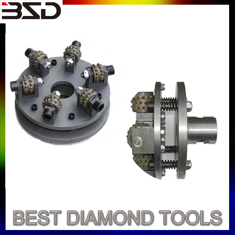 bush Hammer plate diamond roller For litchi surface grinding tool a