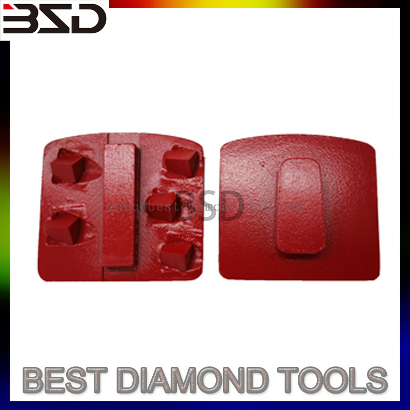 Husqvarna Redi Lock Diamond Grinding Segment Metal Bond Floor Plates Diamond Abrasive Pad for Concrete