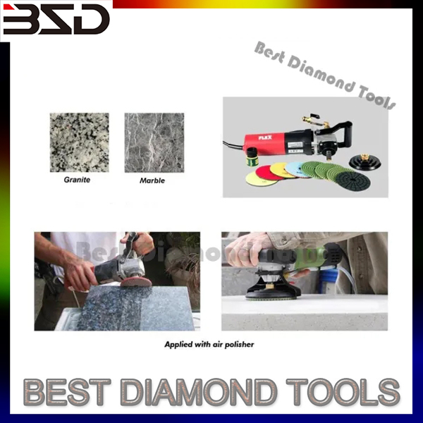 Super Flexible Resin Diamond Polishing Pad c