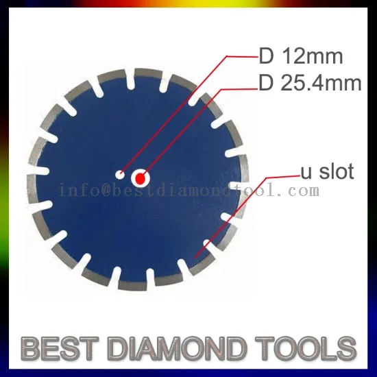 Universal Laser Diamond Tooling Circular Blade 10" 12" 14" 16" for Concrete Asphalt Terrazo