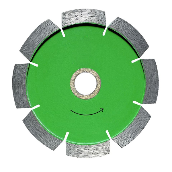 Hot press diamond toothless circular saw blade for ceramics and tiles