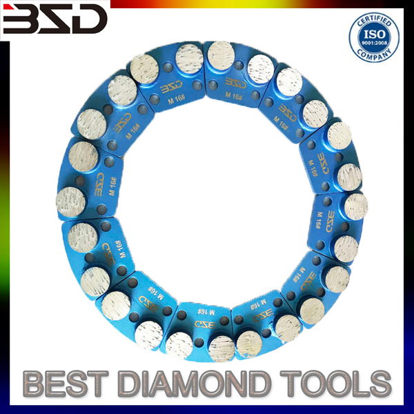 trapezoid grinding disc