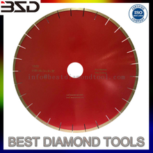  400mm Diamond Marble Stone Edge Cutting Blade For Bridge Cutting Machine with 60/50 Bore