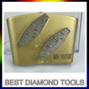 6# 16# 36# 60# Aggrasive HTC Diamond Metal Abrasive Grinding Plate For Floor Grinder
